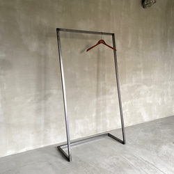 スチール製ハンガーラック　ガス管　アイアン 数量限定 GAS-95 アイアン キャスター付 ハンガーラック