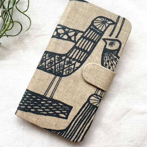 12/12完成 耐えがたい なお様ご確認用 ミナペルホネン 手帳型 スマホケース 