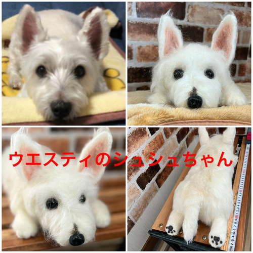 羊毛フェルトオーダー （抱っこ出来る大きさ）シェルティ トイ
