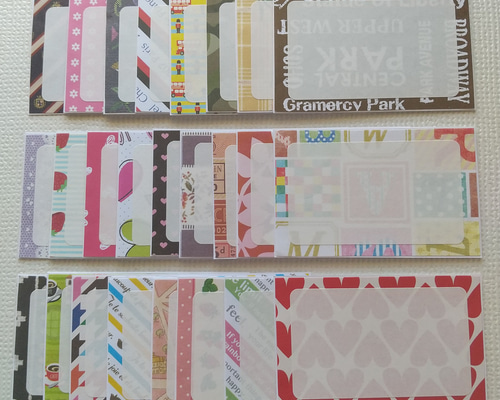 メッセージカード #1865 柄MIX 25枚 コメントカード メッセージカード