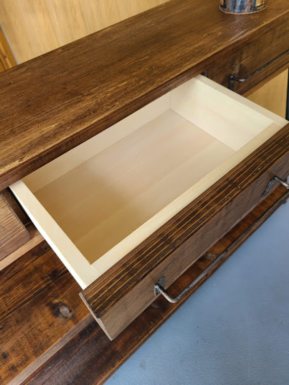 WIDE! WIDE! SHELF 170　古材×アイアンの家具 /シェルフ/ラック/食器棚/ WIDE