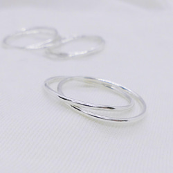 精緻戒指（雙、銀 x 2） 第1張的照片