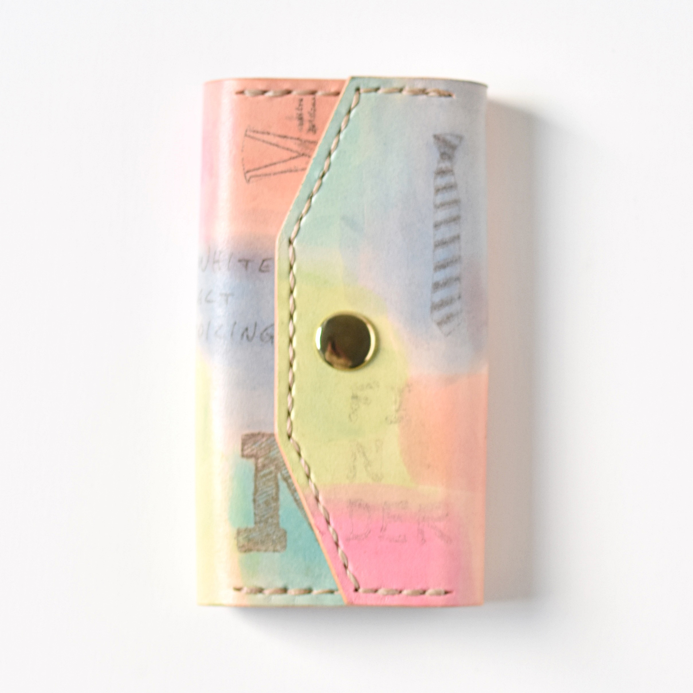 革の手染めケース 「Graffiti（キーケース）」