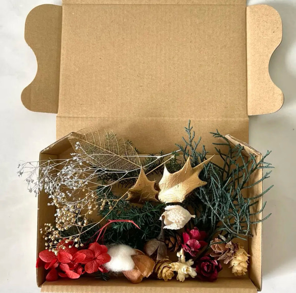 【クリスマス花材】ハーバリウム、キャンドル、飾り付けにも♪ 3枚目の画像