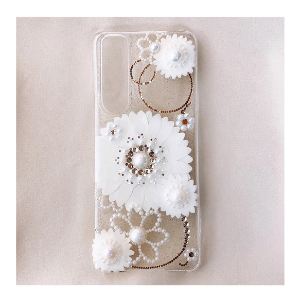 各花色選べます♡ ペイントスマホケース　押し花ケース アートスマホケース　全機種対応再販 6枚目の画像