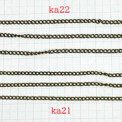 鏈條1m Kihei★ka22/Antique★寬度約2.5mm Kihei Chain 配件鏈條 第2張的照片