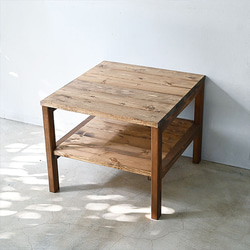 スクエア ダイニングテーブル 【無垢材・カフェ風】 ダイニング