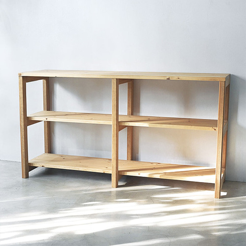 3段 シェルフ【ナチュラルカラー】 棚・シェルフ・ラック HYTNOS -ひと