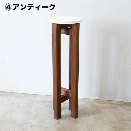 小さなスツール【白】キッチン・洗面所に 椅子（チェアー）・スツール