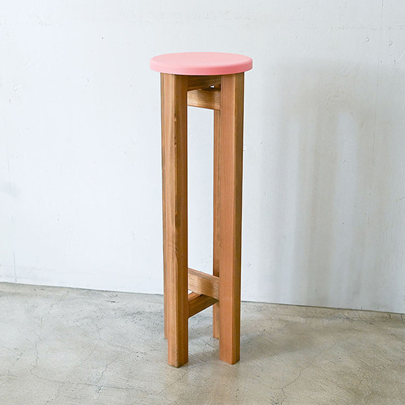 小さなスツール【桜】キッチン・洗面所に 1枚目の画像