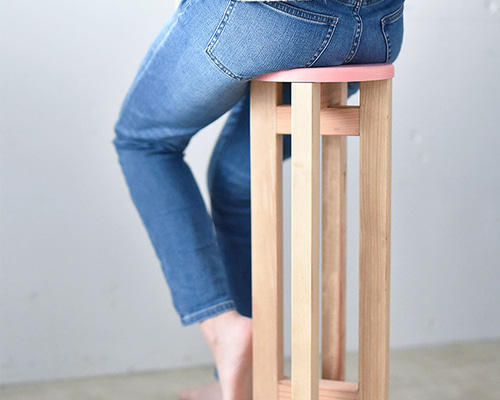 〜お部屋に置くだけで、なぜかほっとする〜 桜のスツール サクラスツール 40｜家具と木製チェアの専門店キシル