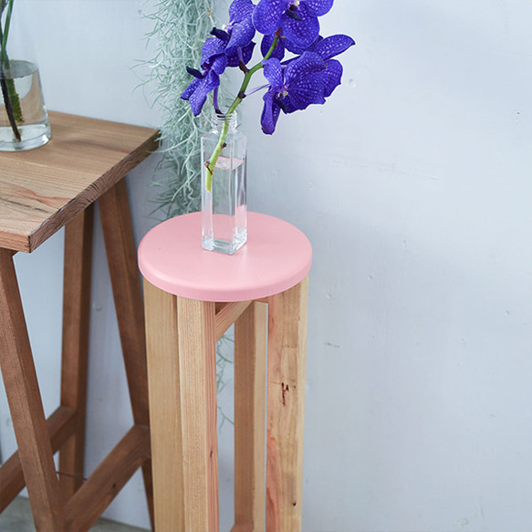 小さなスツール【桜】キッチン・洗面所に 4枚目の画像