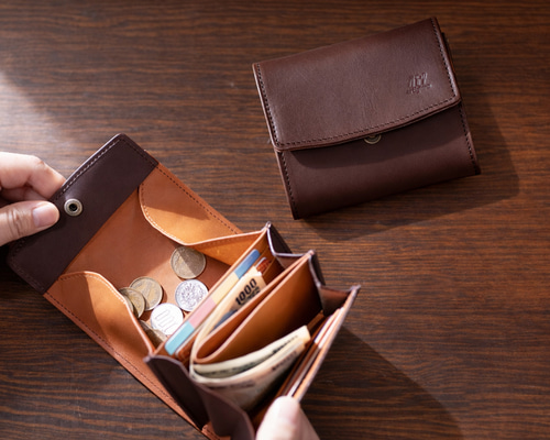もう、他のお財布は使えない】ギャルソンウォレット 二つ折り財布 ヌメ