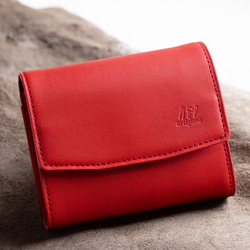 小さな存在、大きな魅力】ギャルソンウォレット 二つ折り財布 ヌメ革