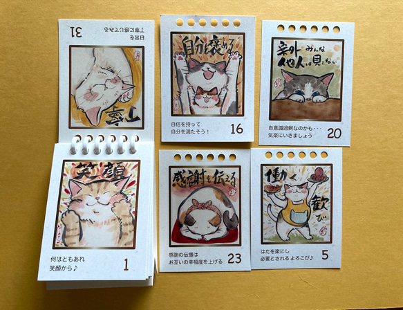 毎日を笑顔にする　猫の日めくりカレンダー 4枚目の画像
