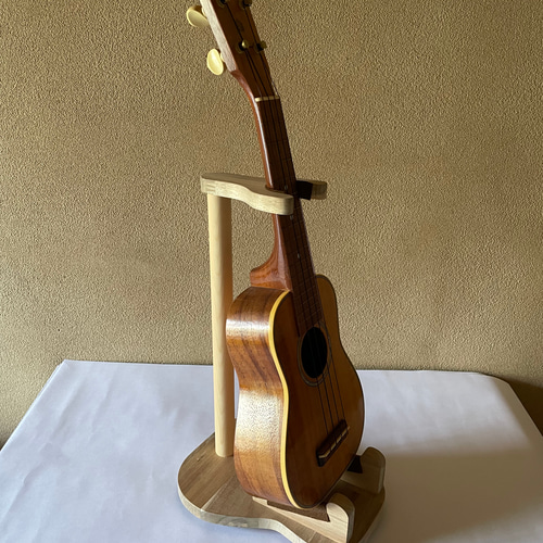 ウクレレスタンド ソプラノ アカシア その他インテリア雑貨 koubou-m