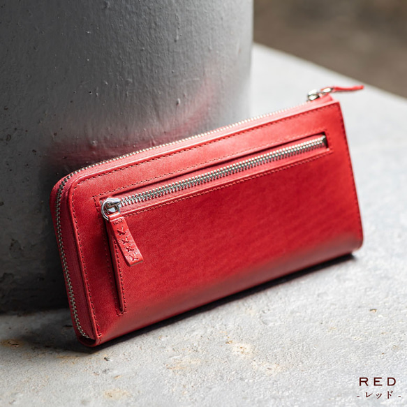 Ｌ字ファスナー 長財布　スキミング防止機能付き　RFID【送料無料】(wallet-10) 3枚目の画像