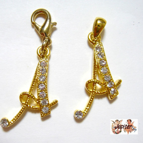 イニシャル26文字 アルファベット ゴールド ペンダントトップ