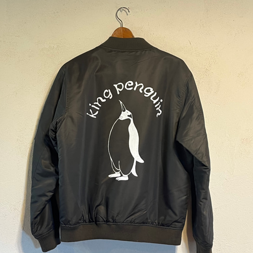 ペンギン ブルゾン ミリタリージャケット ネイビー/カーキ ジャケット