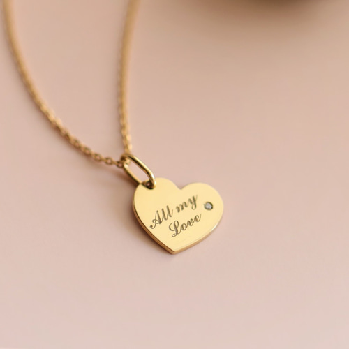 Hiromi⭐︎新品 K18YG 5mm ペンダントトップ HEART ロケットペンダント ペンダント トップ 18金イエローゴールド ハート