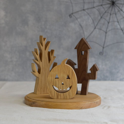 ハロウィン ハンドメイドオブジェ 雑貨 装飾 手作り 一点もの ★かぼちゃと籠★ ハロウィン ハンドメイドオブジェ 雑貨 装飾 手作り 一点もの