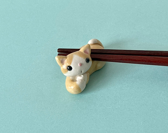 箸置き猫ミニ(横向き) 9枚目の画像