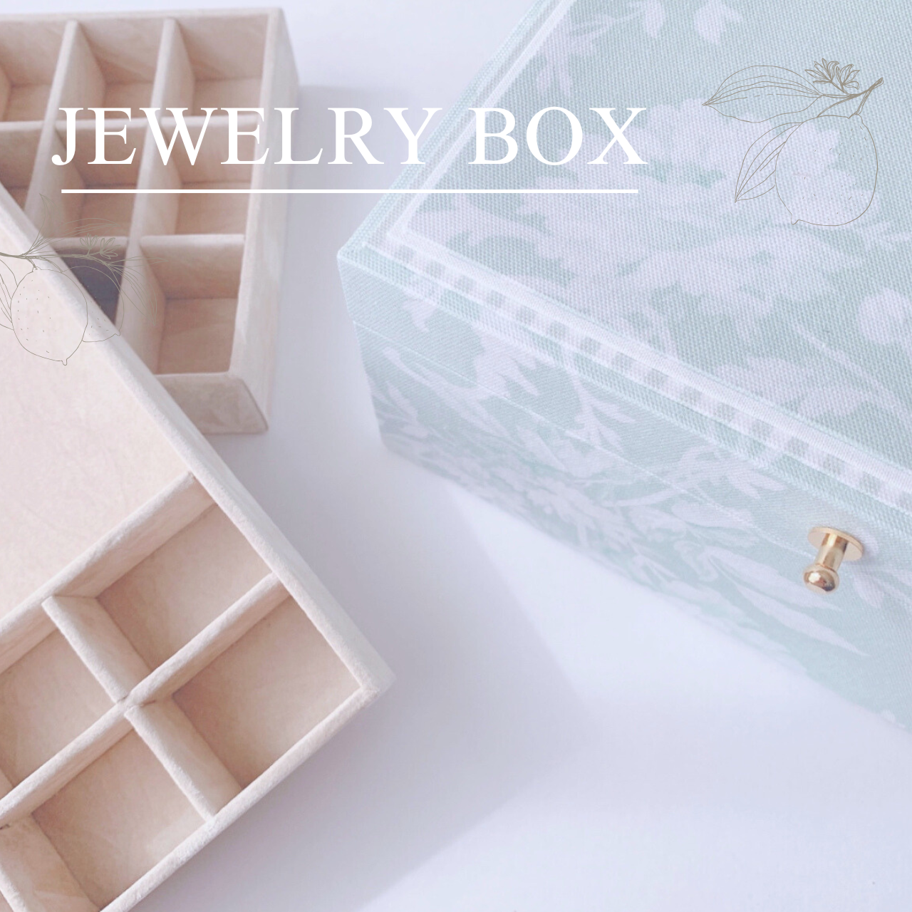 オーダー制作品】❤︎大切な方への贈り物に~ジュエリーボックス