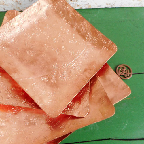 銅の四角いお皿(大) 中皿 Tsubasa KATOU 通販｜Creema(クリーマ) 6426275 