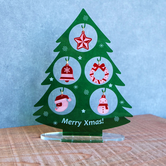 2種類のクリスマスツリーの描き方🌲🎄アクリル絵の具初心者向け