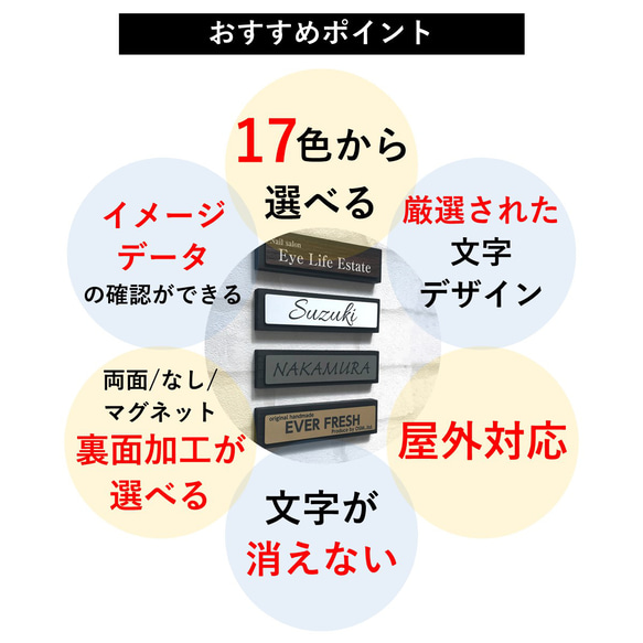 【 二層アクリル + 国産檜 】表札 マンション 木 ポスト 新築 ドアプレート ネームプレート 置物 サロン 看板 4枚目の画像