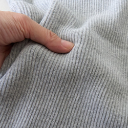 ﾓﾘﾉｶﾞｯｺｳ コットンテレコニットハイネックロングスリーブトップス　オフホワイト｜mg-te21-wt 19枚目の画像