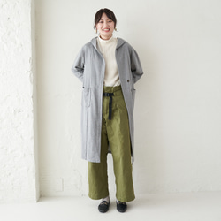 ﾓﾘﾉｶﾞｯｺｳ コットンテレコニットハイネックロングスリーブトップス　オフホワイト｜mg-te21-wt 13枚目の画像