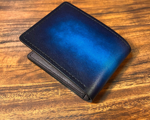 未使用　折り財布　ハンドメイド　手彫り染め　蝶　二つ折り　レザー　工芸品 楽天市場】財布 レディース 二つ折り ラウンドファスナー 本革