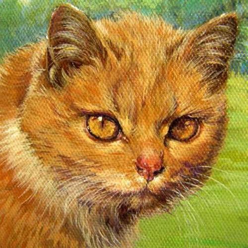 受注制作ペットの油絵額入りSM 絵画 mimoza 通販 6440019