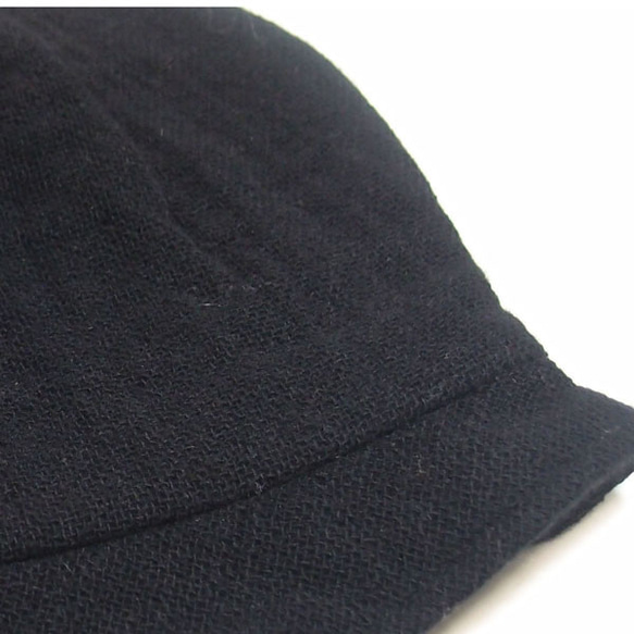 ピッコロ・ウール/S～Lサイズ キャスケット 秋冬 たためる帽子 風に飛ばない帽子 UV対策 15枚目の画像