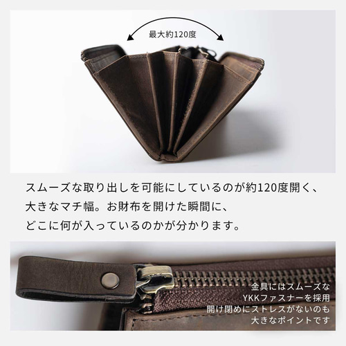 Creema限定ペアセット オールレザー 財布 長財布 革財布 本革