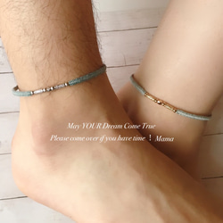 japanmade屋アンクレット YArKA/ヤーカ】plate&chain ankle bangle [zym3]/プレート
