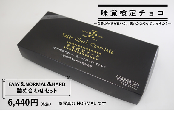 味覚検定チョコ　〈EASY&NORMAL&HARD 詰め合わせセット〉 1枚目の画像