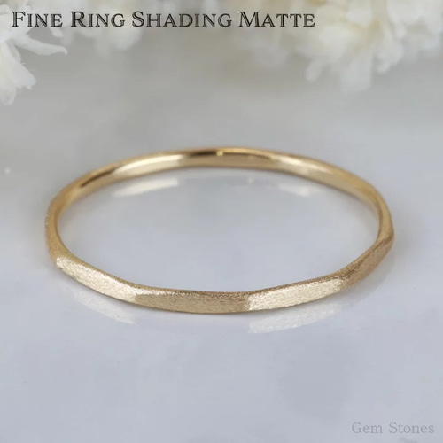 ニケ☆重ねづけにもお薦めです♪★18金プレーンリング★ K18華奢リング】FINE RING 18金 1ミリ 指輪 重ね着け つけっ