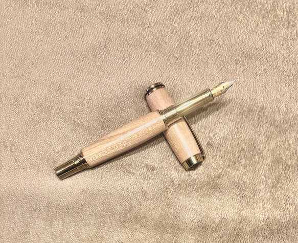 オリジナル ハンドメイド 春の木 オーダーメイド＊ 銘木＊天然木材＊ハンドメイド 万年筆 【桜】 木材