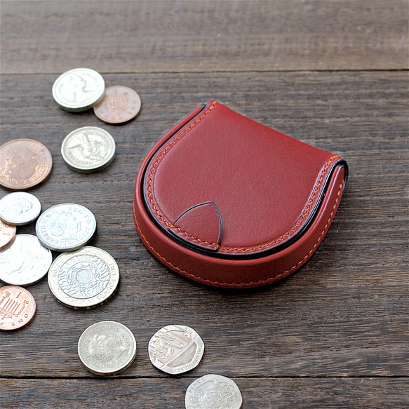 馬蹄型コインケース　カラーオーダー　 1枚目の画像