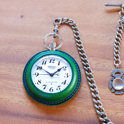 懐中時計カバー　カラーオーダー 5枚目の画像