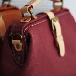 本革 ミニドクターバッグ リアルレザー B-001 2枚目の画像