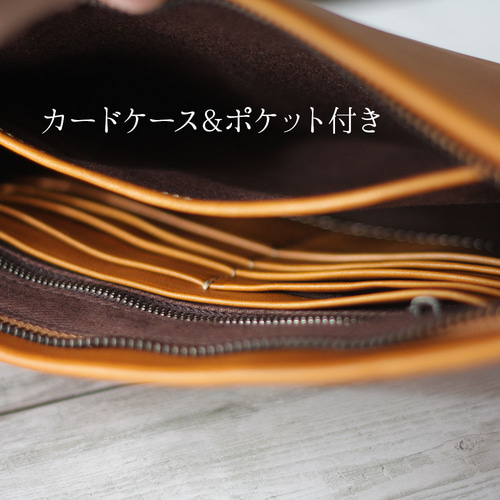 本革 セカンドバッグ クラッチバッグ メンズ レディースにも