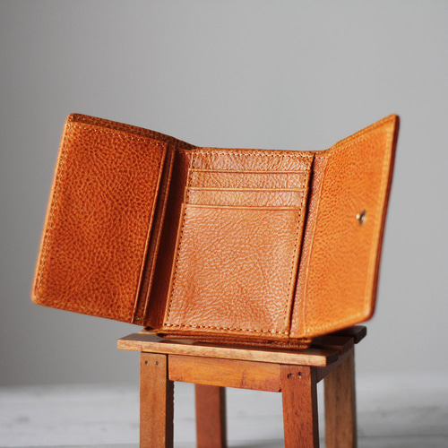 リニューアル】本革 三つ折り財布 ミニ財布 コンパクト財布 小銭