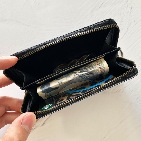 Starry Night Mini Wallet / Compact Wallet Key Wallet / Space Nig 第5張的照片