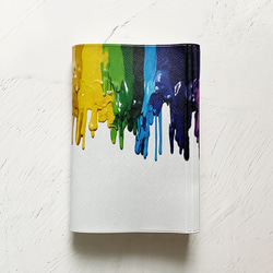 Crayon Melt Art Book Cover / Notebook Cover (A6) Hobonichi Techo 第2張的照片