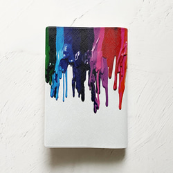 Crayon Melt Art Book Cover / Notebook Cover (A6) Hobonichi Techo 第1張的照片