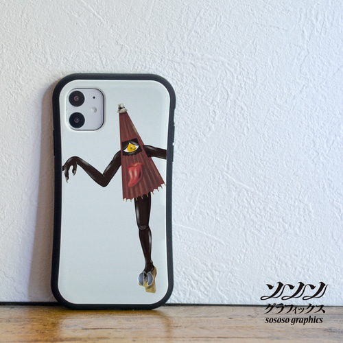 iPhoneケース iPhoneXR iPhoneXsMax iPhone8 グリップケース 妖怪 から