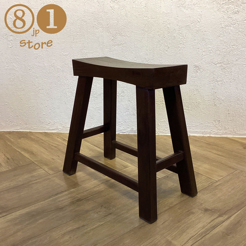 木製スツール 高さ60cm 丸椅子 stool 猫犬